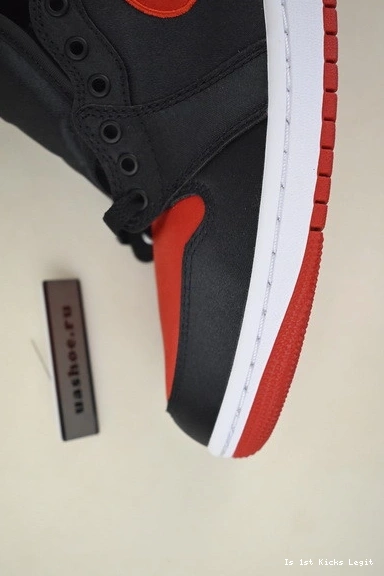 Satin 1 WMNS Bred FD4810-061 Jordan OG Air High 1225